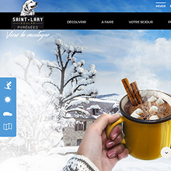 Home Page Saint-Lary hiver Mégane HAMMOUM Webmaster Toulouse